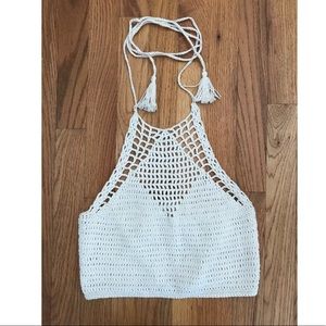 Crocket Crop Top Halter